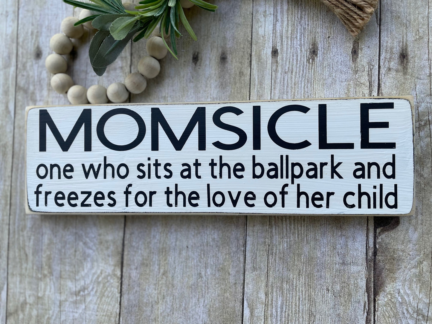 Momsicle one who sits at the ballpark and freezes for the love of her child