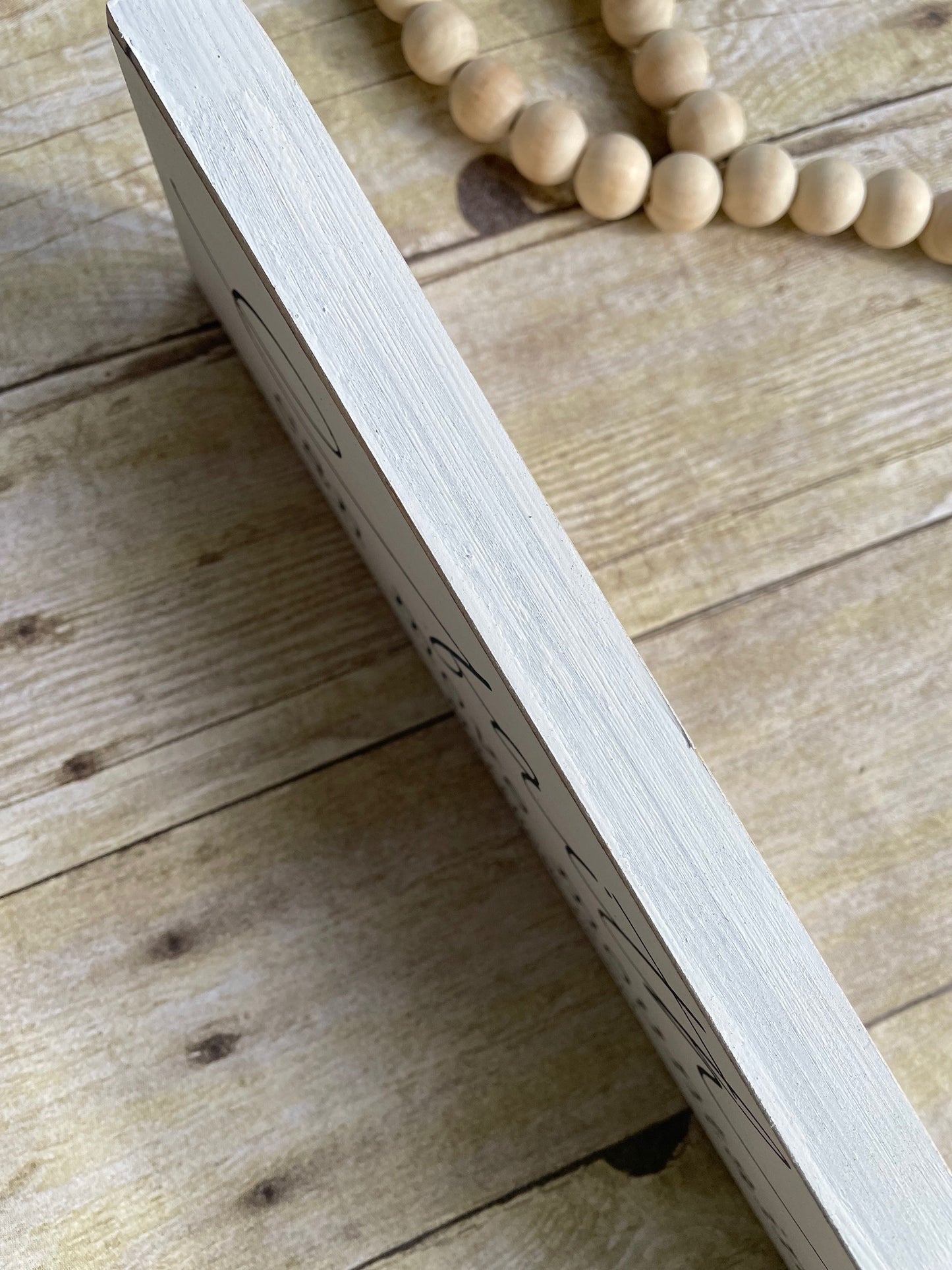 you + me + them = us Wood Sign